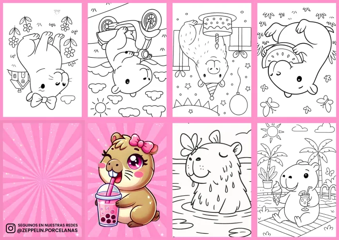 Mini Libritos para Pintar