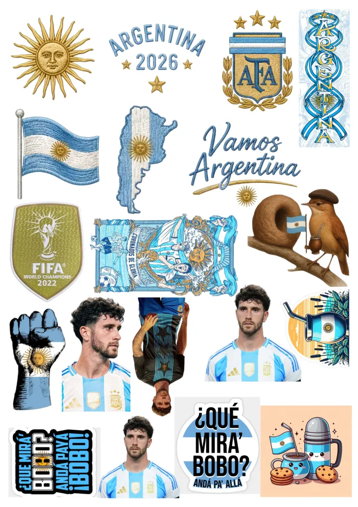 Stickers de Argentina 2
