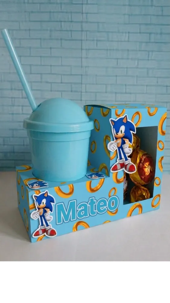 Caja porta vaso con visor  2