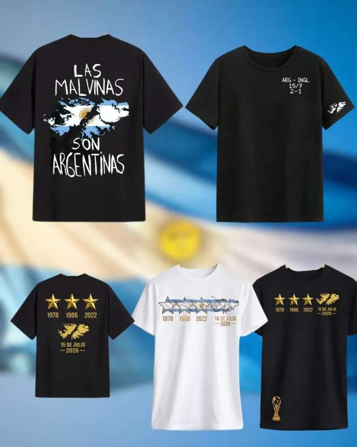 Remeras algodón Argentina 2026 2