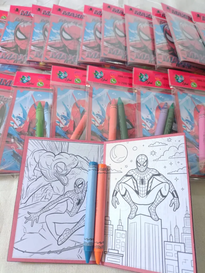 Mini Librito con crayones 2