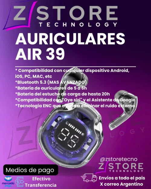 AURICULARES AIR 39
