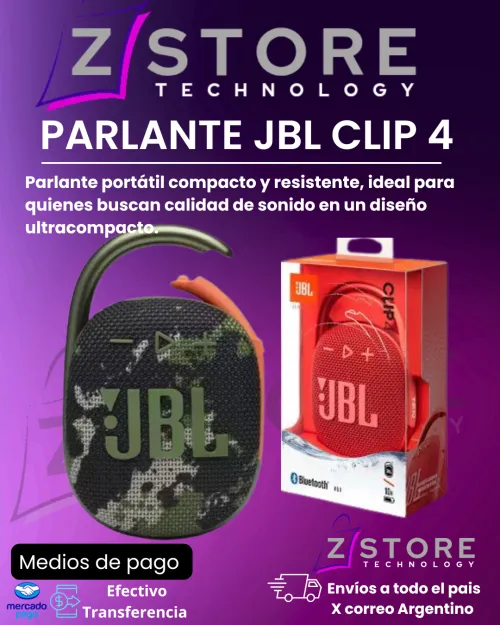 PARLANTE JBL CLIP 4 