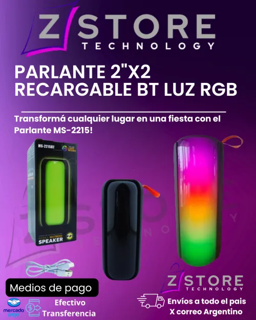 Parlante Recargable Bluetooth MS-2215