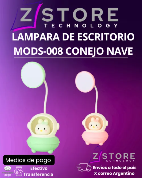 Lámpara LED Conejito Espacial KIDS