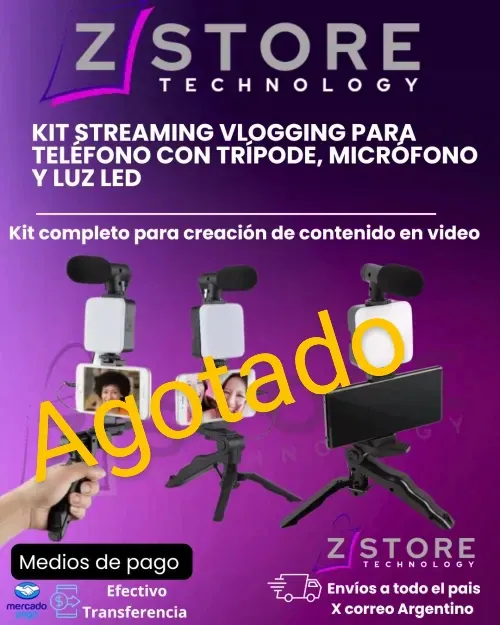 Kit Streaming Vlogging para Teléfono 