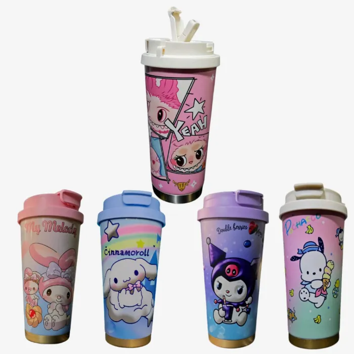 vaso termico doble pico personajes
