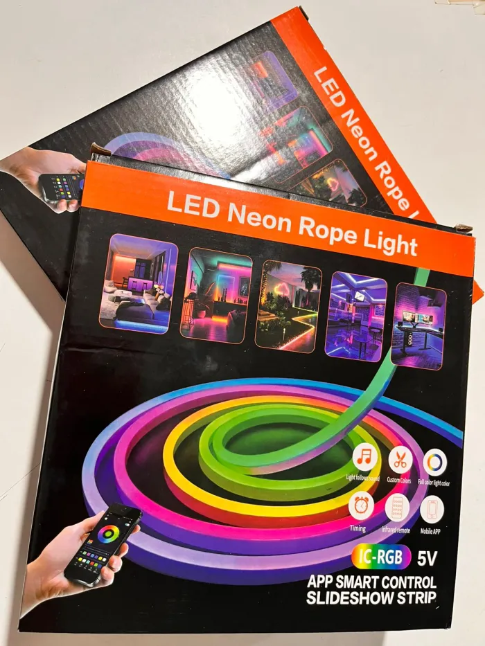 Luces neon audio ritmicas