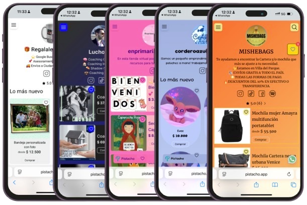 Tiendas en Pistacho App